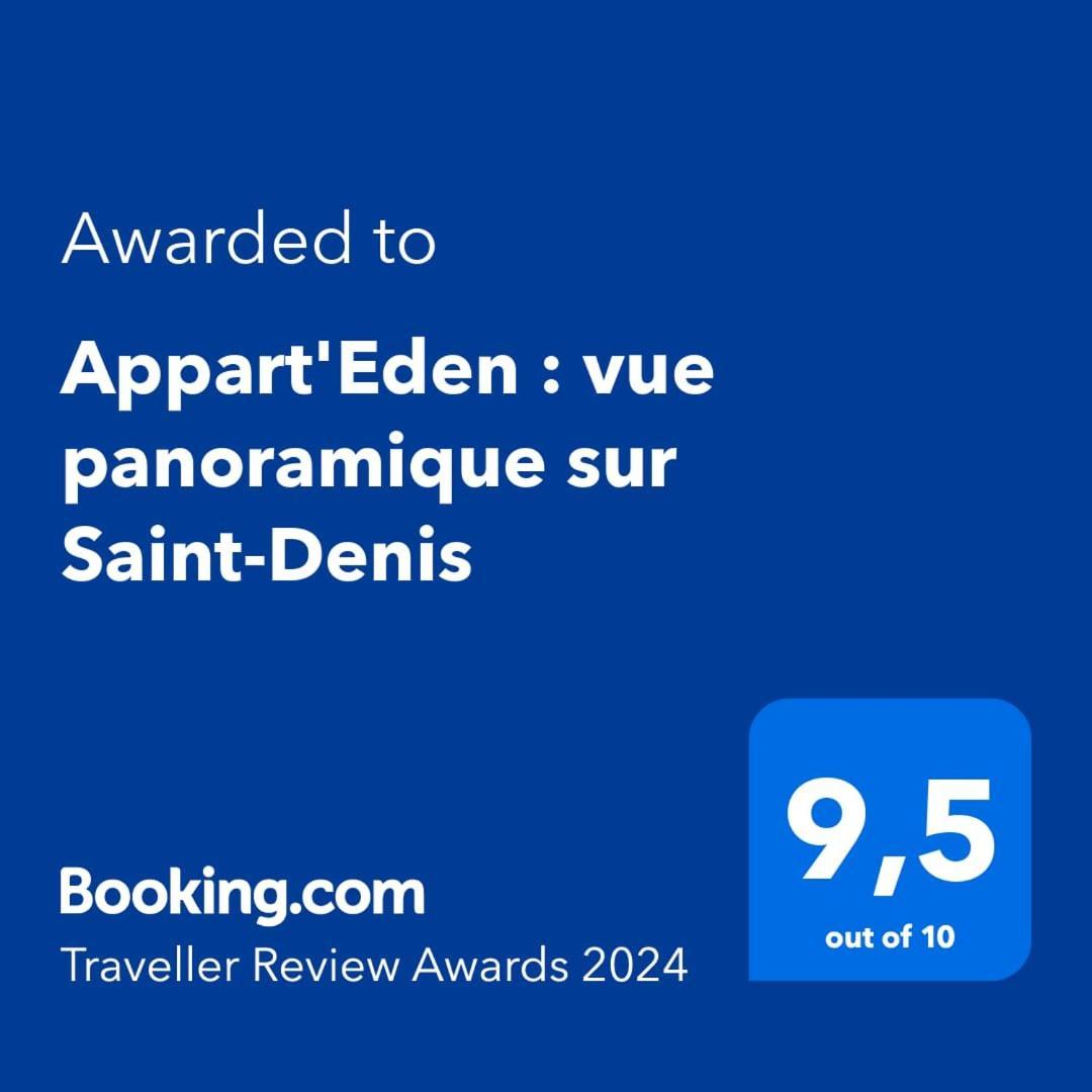 Appart'Eden : Vue Panoramique Sur Saint-Denis Lägenhet Sainte-Clotilde Exteriör bild